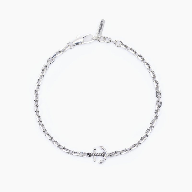 Mabina - Bracciale In Argento 925 - Zircone Nero