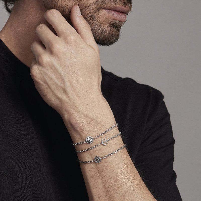 Mabina - Bracciale In Argento 925 - Zircone Nero