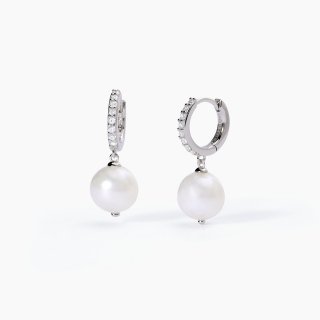 Mabina - Orecchini In Argento - Perla Coltivata