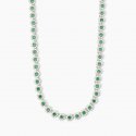 Mabina - Girocollo In Argento 925 - Smeraldo Sint