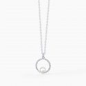 Mabina - Girocollo In Argento 925 - Zirconi - Perle