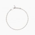 Mabina - Bracciale In Argento 925 - Catena A Cubetti
