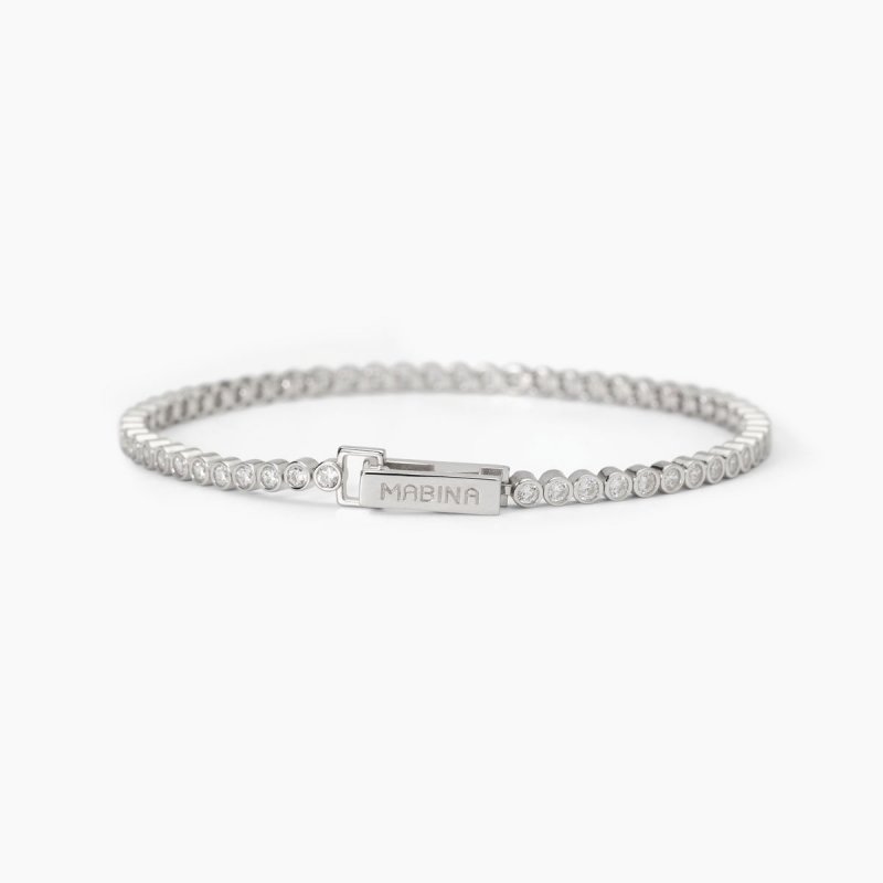 Mabina - Bracciale Tennis - Argento 925 - Zirconi