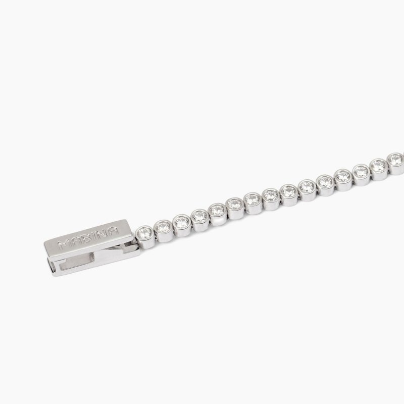 Mabina - Bracciale Tennis - Argento 925 - Zirconi