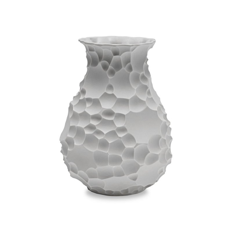 Henriette - Vaso Rocks - Porcellana Mat - Bianco