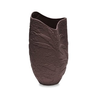 Henriette - Vaso Relief Lavanda - Porcellana Mat