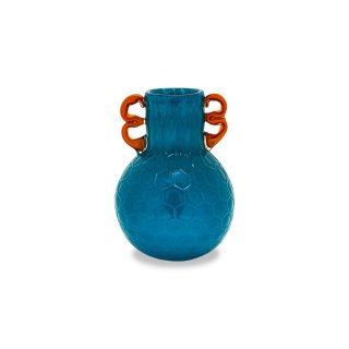 Henriette - Vaso Blu - Vetro Soffiato - Unique