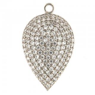 Myj - Pendente Goccia Big - Argento 925 - Zirconi