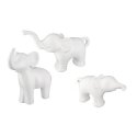 Figura, Elefante, Porcellana, bianco.