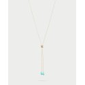 Collana Statement Saliscendi Turchese