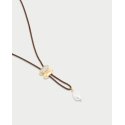 Collana Tessuto Saliscendi Perla