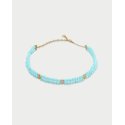 Choker Elastico Tripla Ellissi Turchese