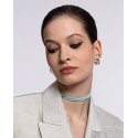 Choker Elastico Tripla Ellissi Turchese