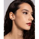 Orecchino Lobo Cuore Con Punto Luce