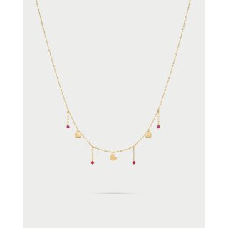 Girocollo 3 Mini Cuori E Punti Luce Line