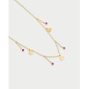 Girocollo 3 Mini Cuori E Punti Luce Line