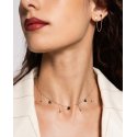 Girocollo 3 Mini Cuori E Punti Luce Line