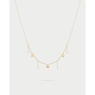 Girocollo 3 Mini Dischi E Punti Luce Line