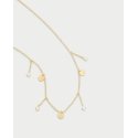 Girocollo 3 Mini Dischi E Punti Luce Line