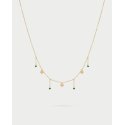 Girocollo 3 Mini Quadrifogli E Punti Luce Line