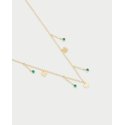 Girocollo 3 Mini Quadrifogli E Punti Luce Line
