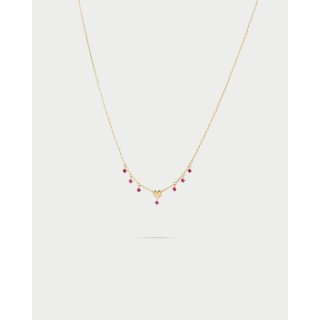 Girocollo Mini Cuore E Punti Luce Pendenti