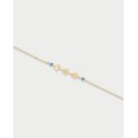 Bracciale 3 Stelle E Punto Luce Blu