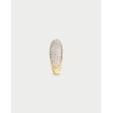 Anello Stone Fascia Mignolo Pavè