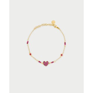 Bracciale Catena Castoni Colorati Pavè - Stardust Ten