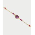 Bracciale Catena Castoni Colorati Pavè - Stardust Ten