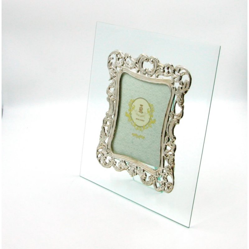 Cornice Orizzontale Antico-Moderno Con Vetro, Art 0107700