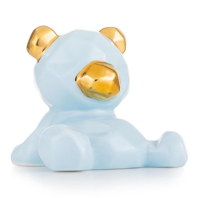 Orsetto In Ceramica Celeste