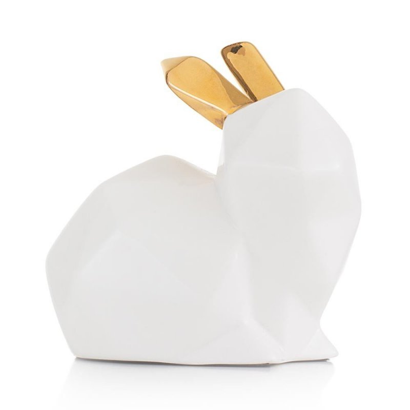 Coniglio In Ceramica Bianco