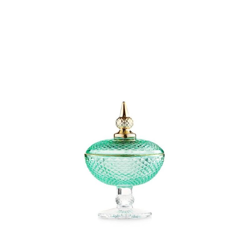 Alzata Pc Verde 10,2X10,2X15 Cm