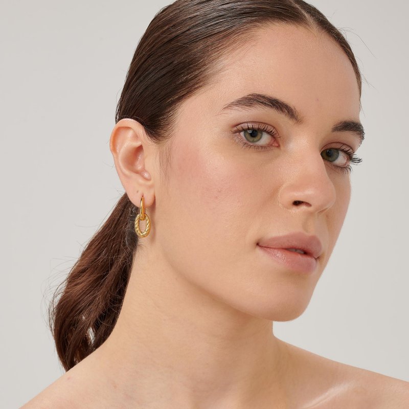 Brosway - Orecchini Amy - Acciaio - Oro 14K