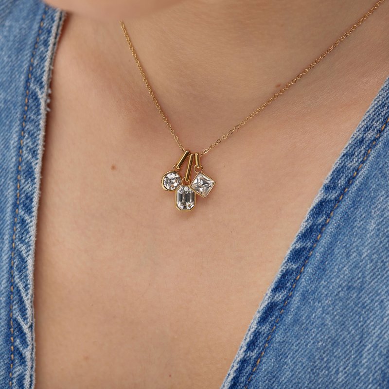 Brosway - Collana Symphonia - Acciaio - Cristalli