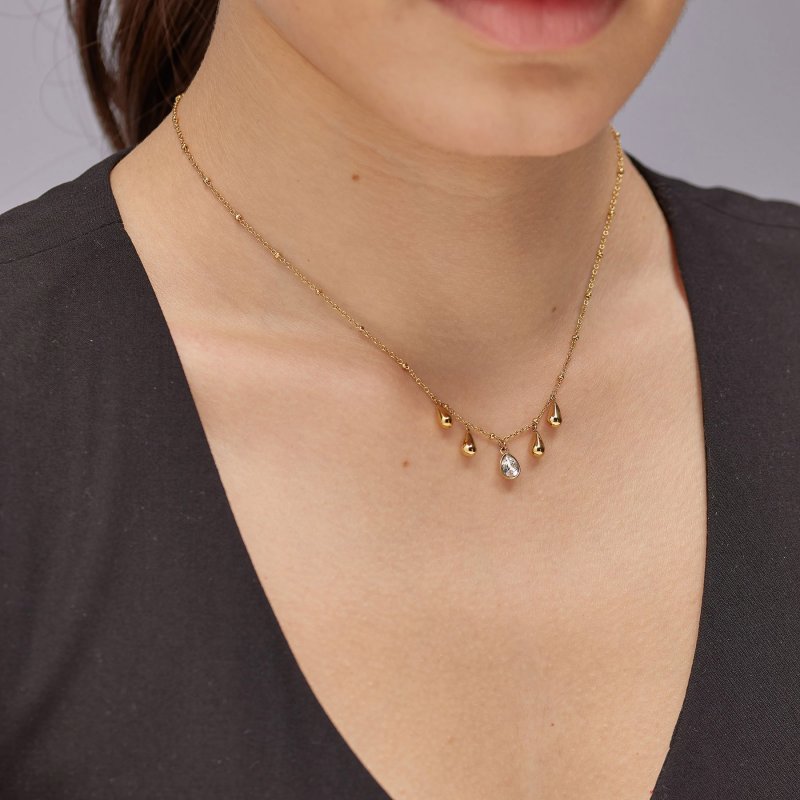 Brosway - Collana Perfect - Acciaio - Cristalli