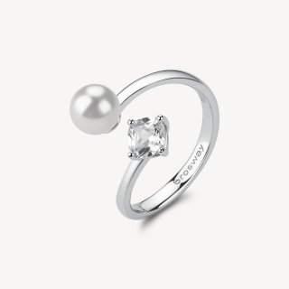 Brosway - Anello Fancy - Argento 925‰ - Perla E Zirconi