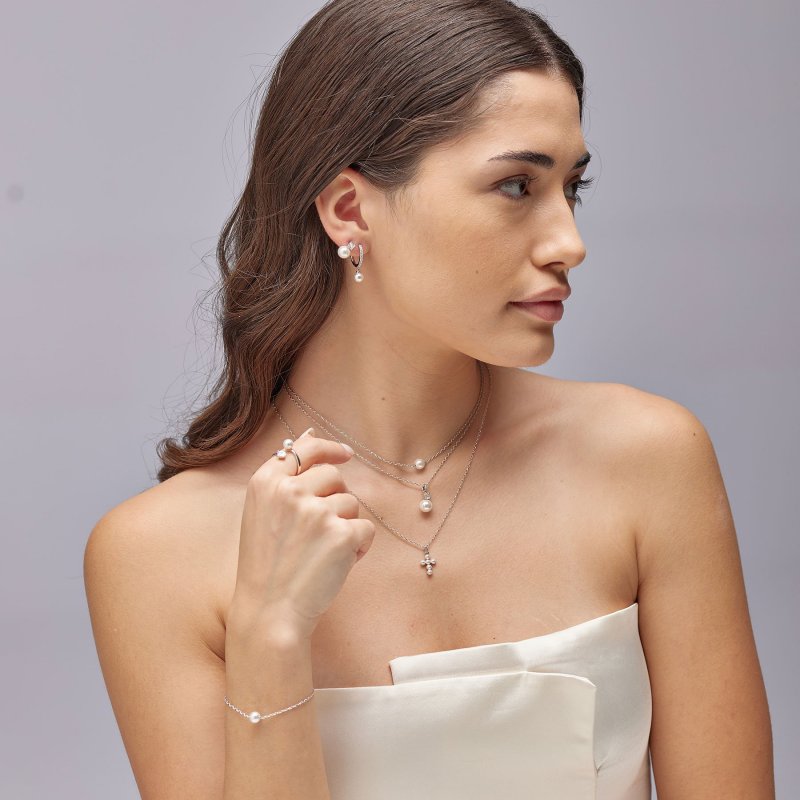 Brosway - Anello Fancy - Argento 925‰ - Perla E Zirconi
