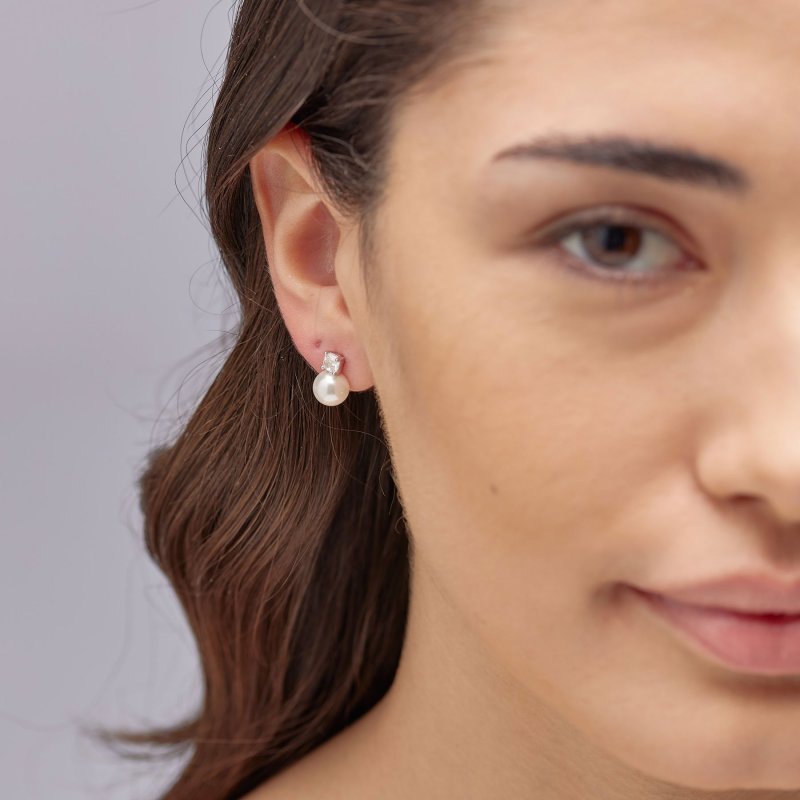Brosway - Orecchini Fancy - Argento - Perle E Zirconi
