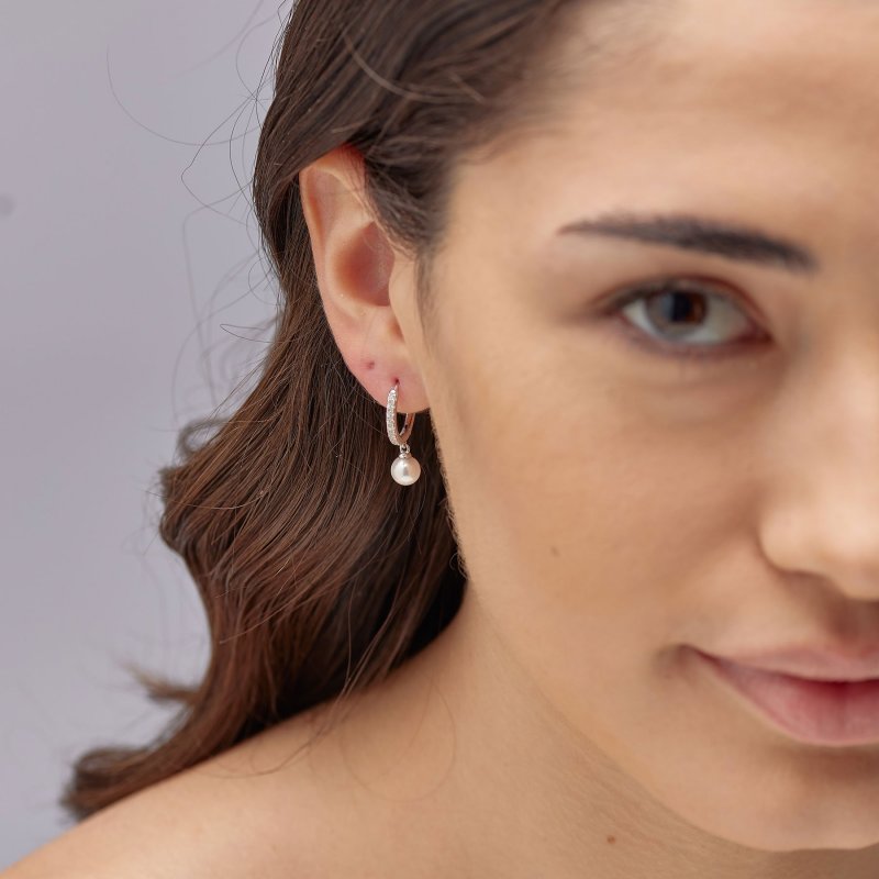 Brosway - Orecchini Fancy - Argento - Perle Zirconi