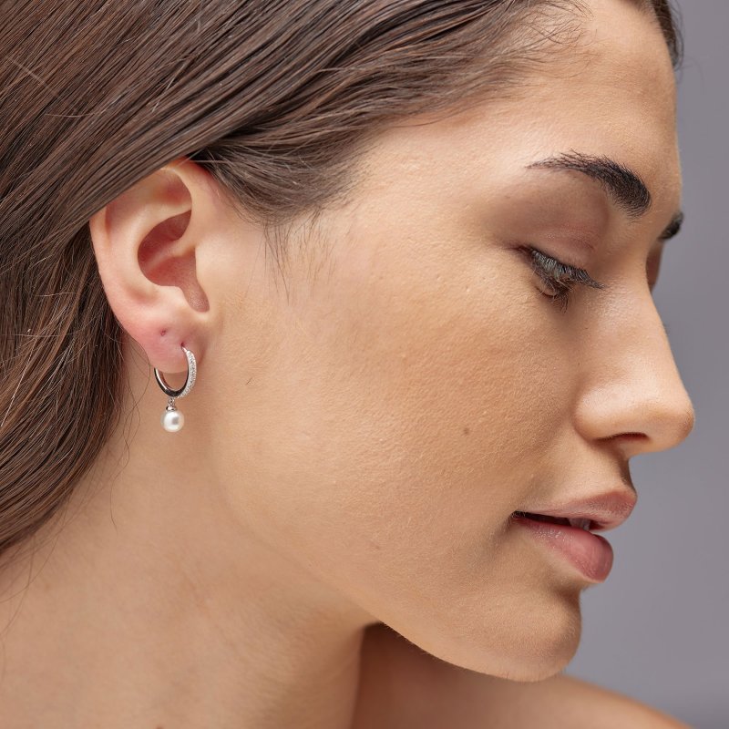 Brosway - Orecchini Fancy - Argento - Perle Zirconi