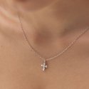 Brosway - Charm Fancy - Croce Argento - Perla Zirconi