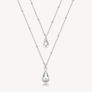 Brosway - Collana Perfect - Acciaio - Cristallo