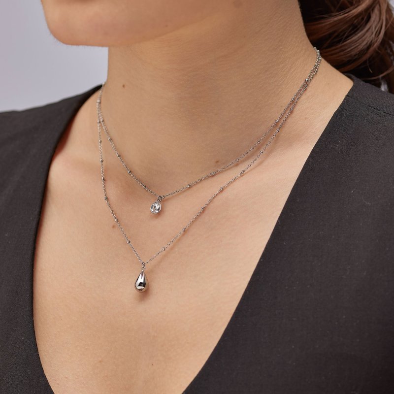 Brosway - Collana Perfect - Acciaio - Cristallo