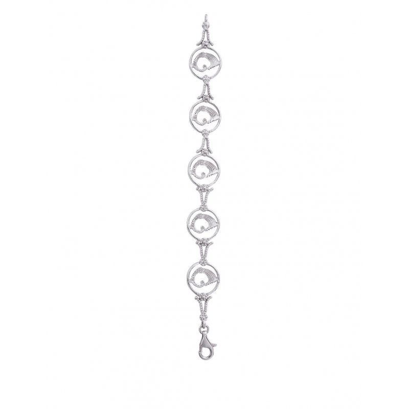 Spadafora - Bracciale Draghi Light - Argento 925