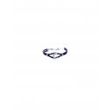 Spadafora - Bracciale Drago E Cuoio - Argento 925