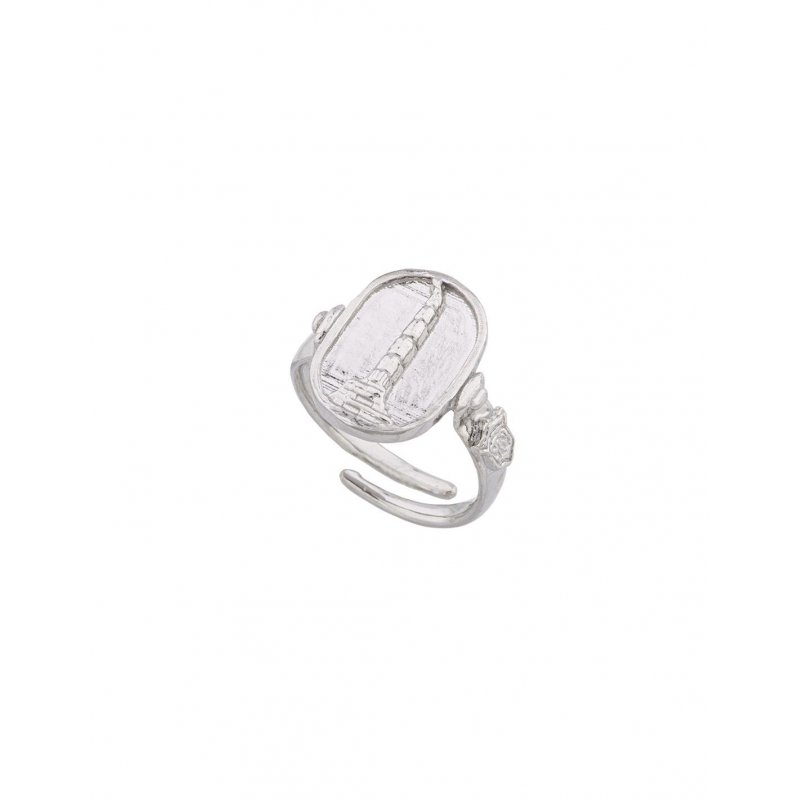 Spadafora - Anello Capo Colonna - Argento 925 - Smalto Blu