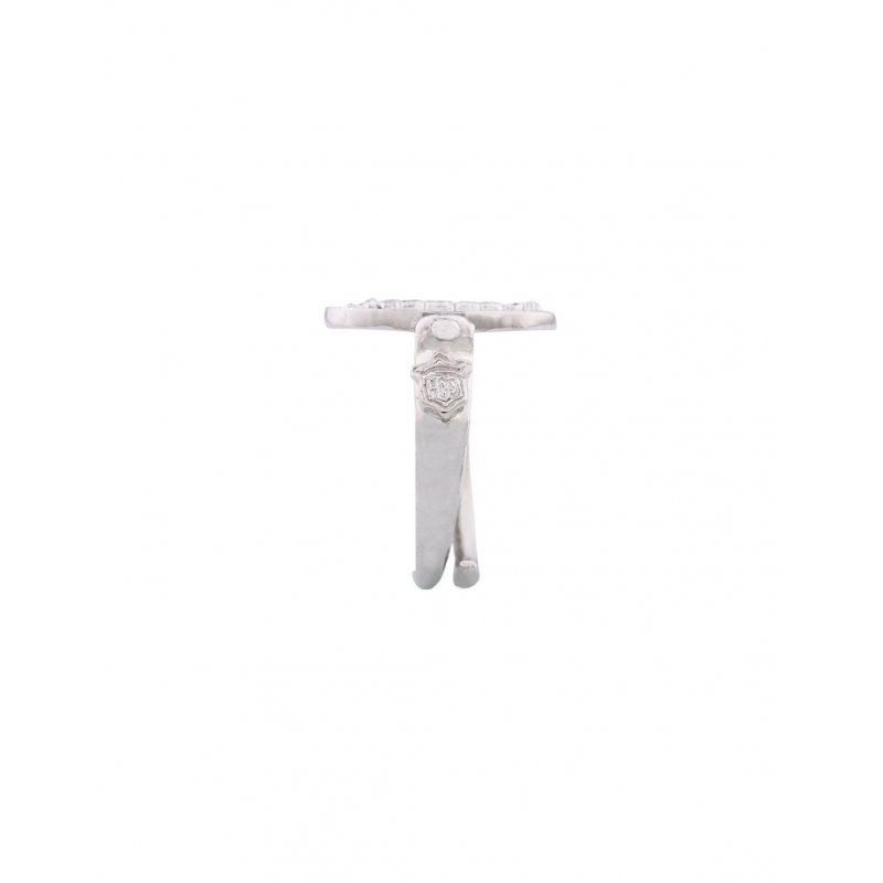 Spadafora - Anello Capo Colonna - Argento 925 - Smalto Blu