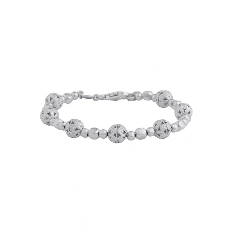 Spadafora - Bracciale Jennacchelle - Argento - Rodio
